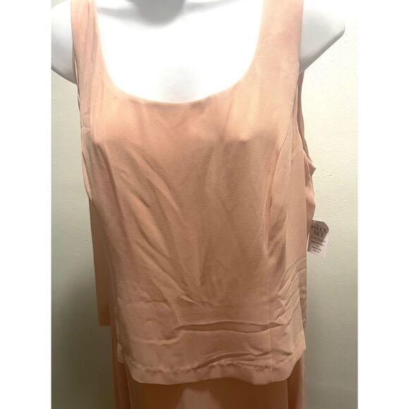 Jessica Howard 3/4 Sleeve Scoop Neck Soutache Mesh 2-Piece  Dress Blush SZ14 NEW - Picture 5 of 13